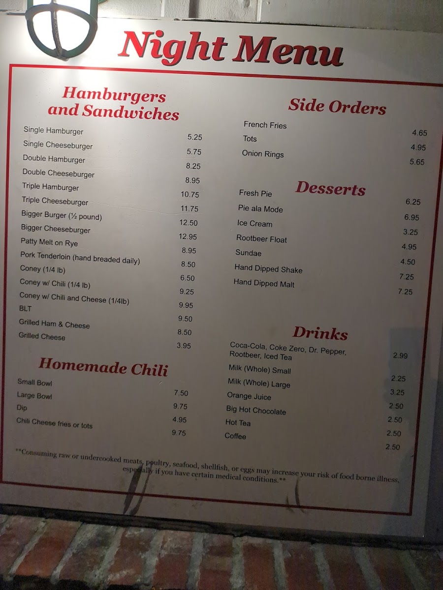Town Topic Hamburgers Broadway Menu - Image 4